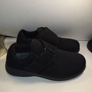 Orthofeet 525 Bismarck Black Comfort Orthopedic Shoes Men's sz 12(6E) Wide.